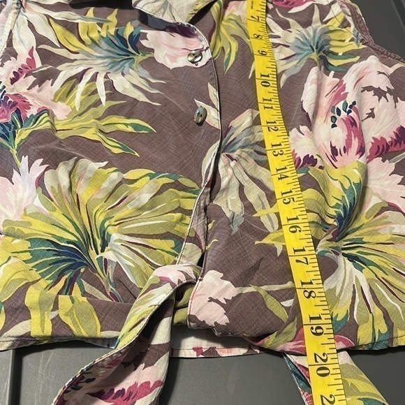 TOMMY Bahama Top Sleeveless Tropical Beach Designer Floral - Picture 7 of 7